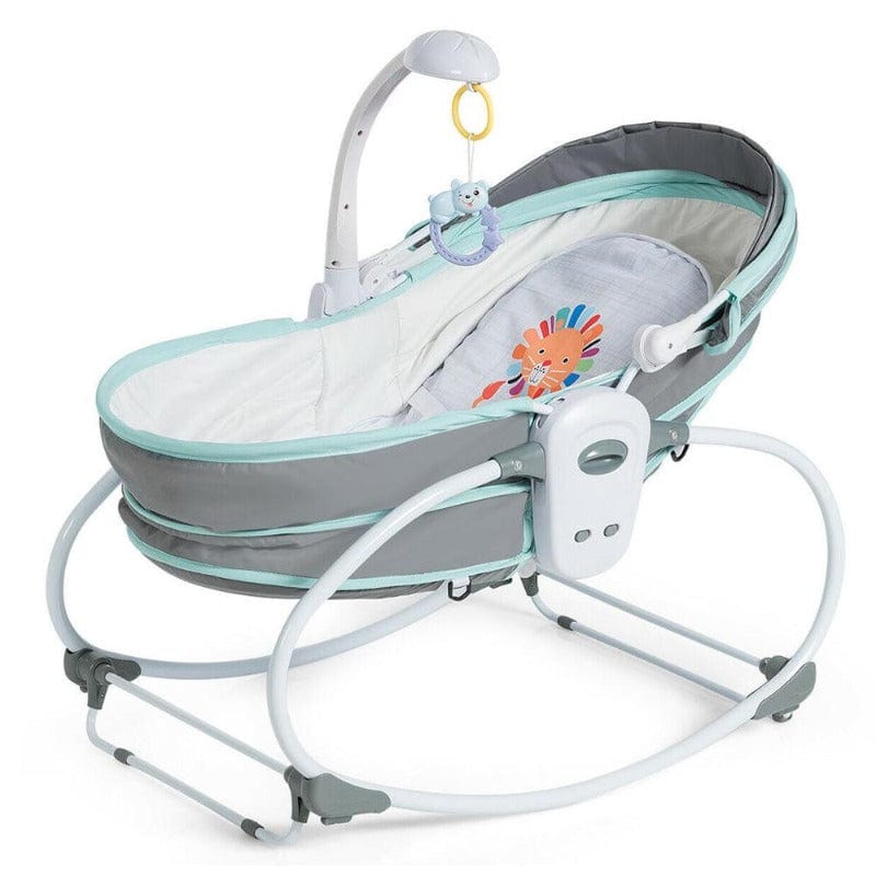 ROCKER Rocker 5-in-1 Rocking Bounce Chair with Removable Bassinet and Melody (6601995747417)