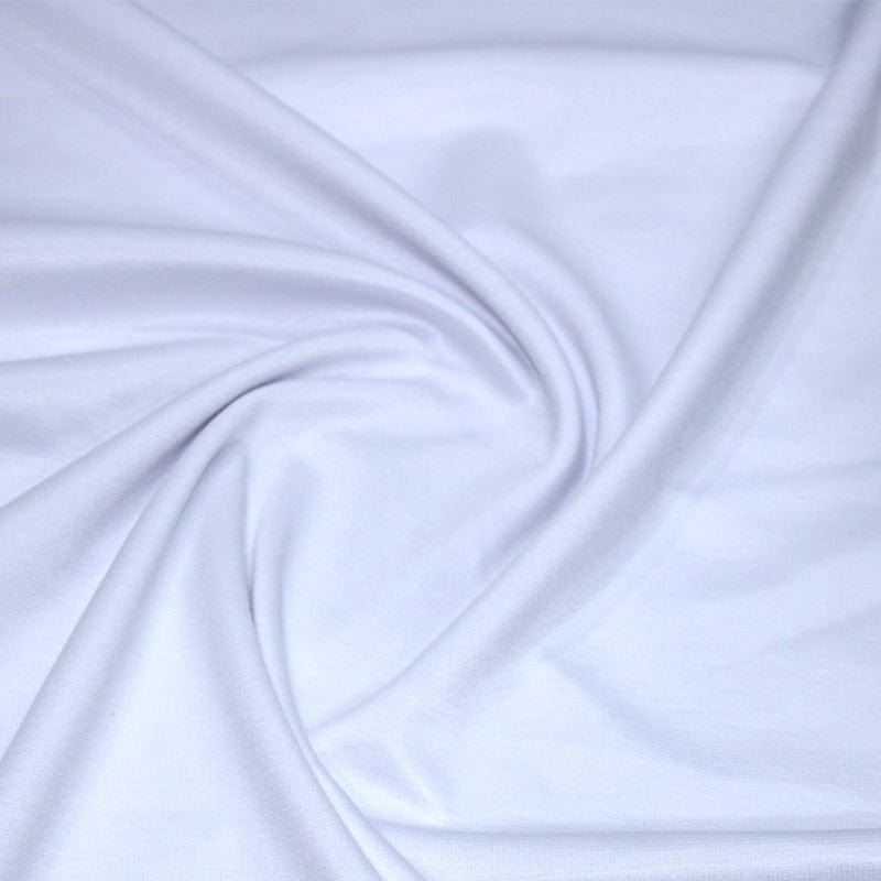 ROMA Dress Fabrics White TR Roma Fabric 150 cm (6572979421273)