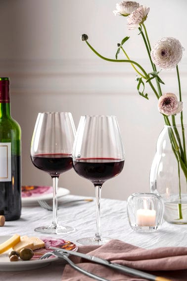 Rose Garden GLASS Rose Garden Red Wine Goblet Set of 4 (7205703254105)
