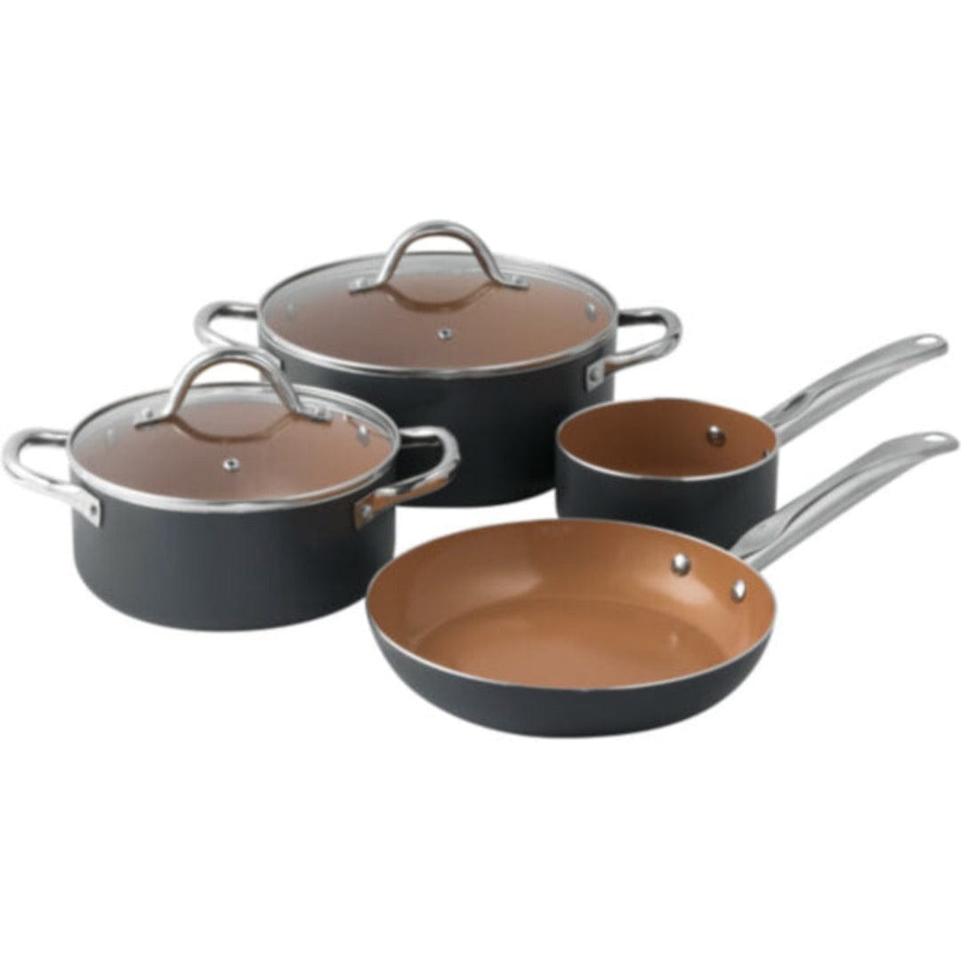 Russell Hobbs Classique 6 Piece Copper Pot Set RHCRG2648 for Sale