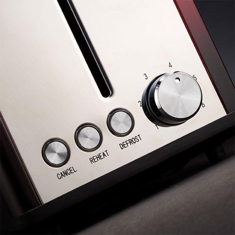 Russell Hobbs TOASTER Russell Hobbs Red Ombre 2 Slice Toaster RHOMBT (2061777207385)