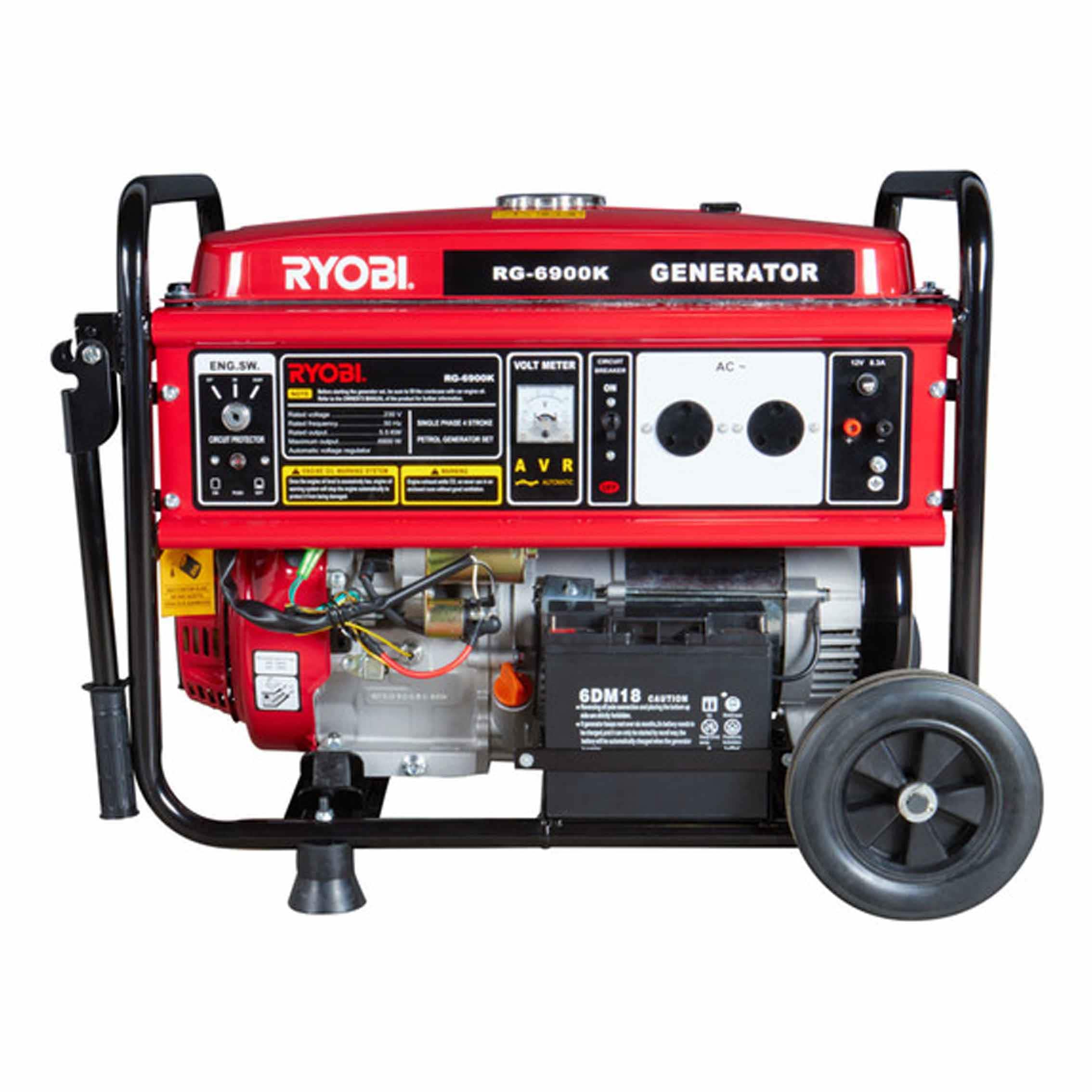 ryobi Generators Ryobi Generator RG6900K 5500W 4 Stroke Key Start (4339992887385)