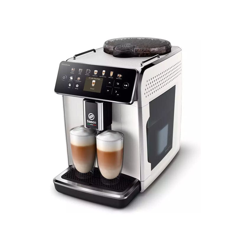 Saeco COFFEE MACHINE Saeco Coffee GranAroma Fully Automatic Espresso Machine White SM6580/20 (7171561095257)