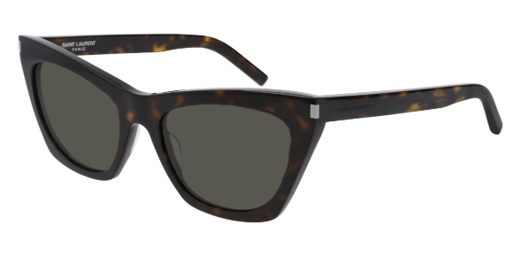 Saint Laurent Sunglass Saint Laurent Women Sunglass SL214 KATE-006 55 (6537027911769)