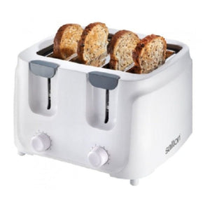 Salton TOASTER Salton White Cool Touch 4 Slice Toaster ST4S-09 (6591310102617)