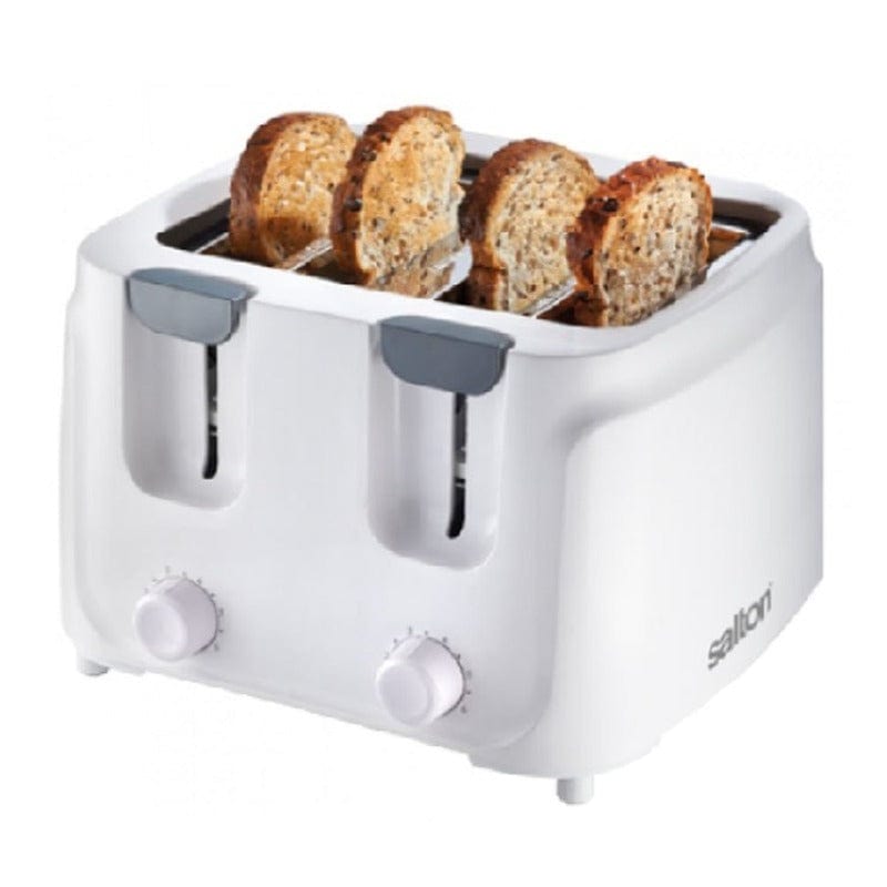 Salton TOASTER Salton White Cool Touch 4 Slice Toaster ST4S-09 (6591310102617)
