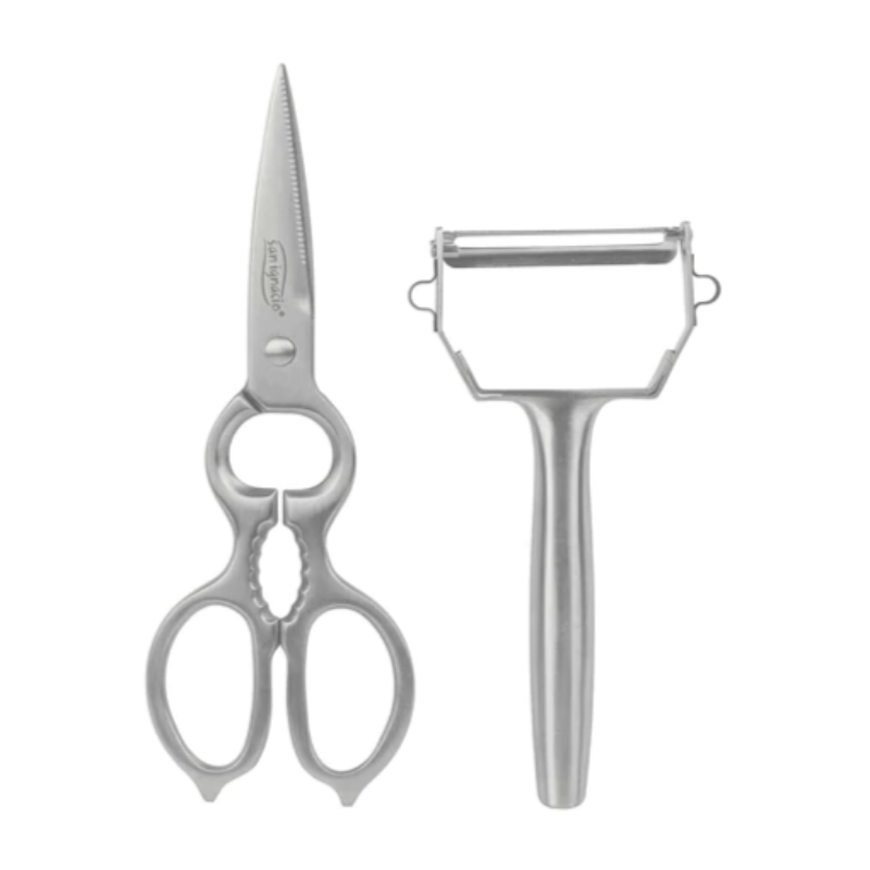 San Ignacio CUTLERY San Ignacio 2 Piece Stainless Steel Scissors And Peeler SG-7280 (7089083088985)