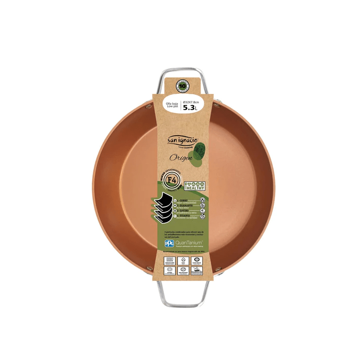 San Ignacio FRYING PAN San Ignacio Low Pot 32cm Rose Gold SG-6321 (7088336601177)