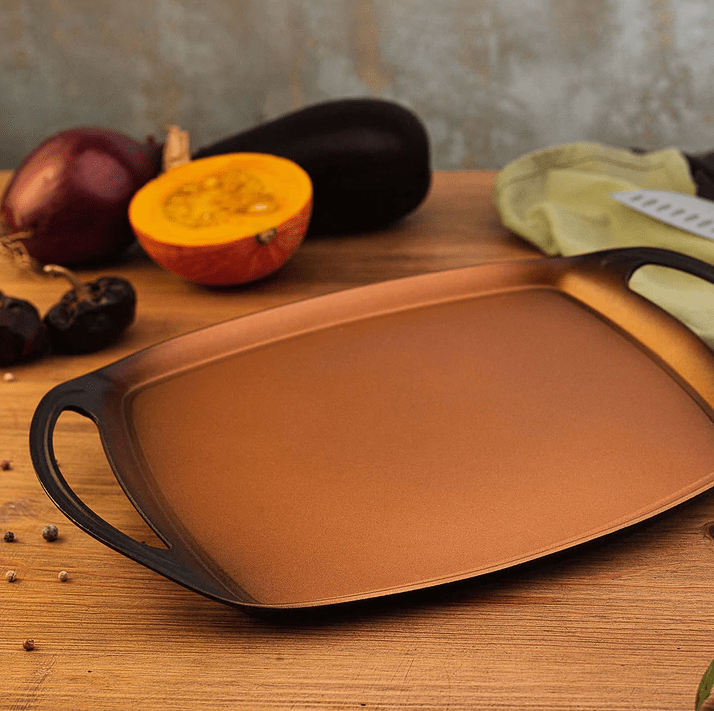 San Ignacio FRYING PAN San Ignacio Oval Grill Plate 36cm Rose Gold SG-6320 (7088319856729)