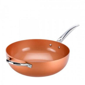 San Ignacio Kitchen Copper Chef - Wok Pan - Non Stick Coating (4742290178137)