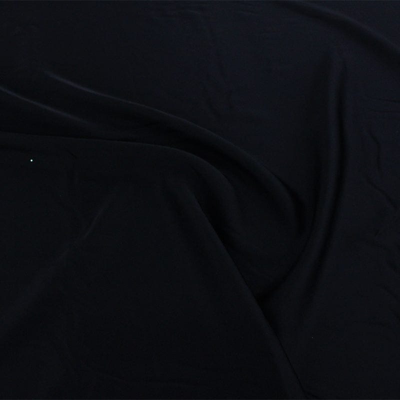 SATIN Dress Fabrics Black Armani Satin Fabric 150cm (7235410427993)