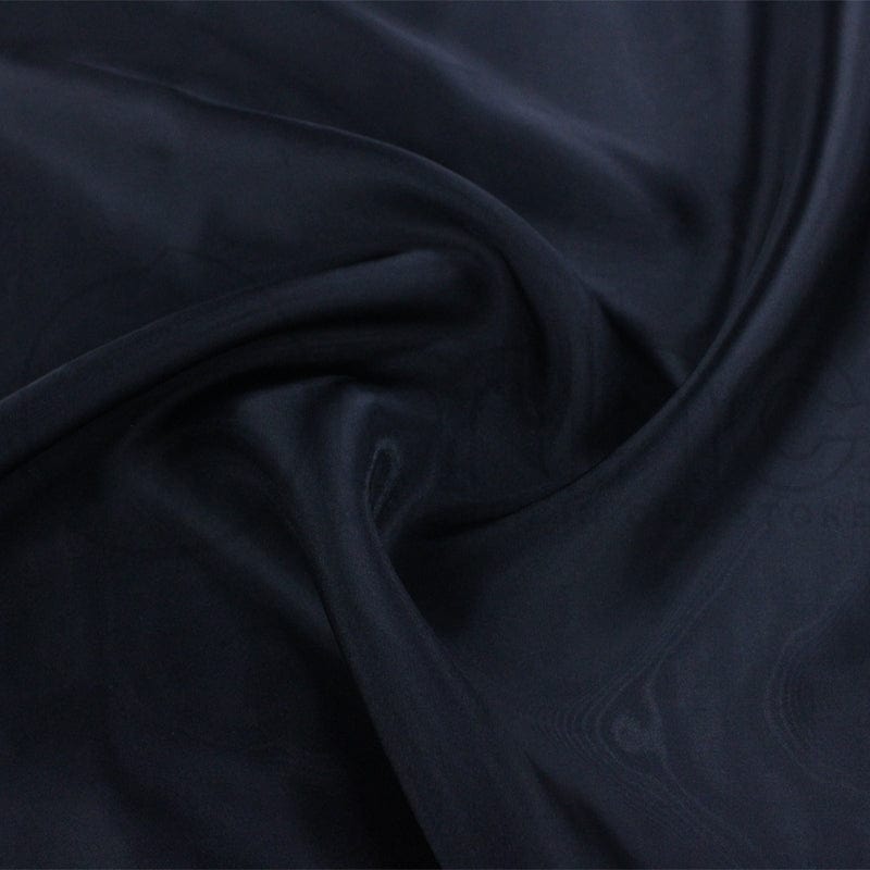 SATIN Dress Fabrics Black Satin Organdy Fabric 145cm (7241169043545)
