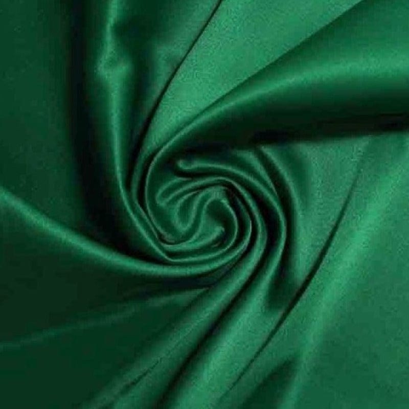 Satin Dress Fabrics Bottle Green 150 CM Stretch Duchess Fabric 150cm (4738513797209)