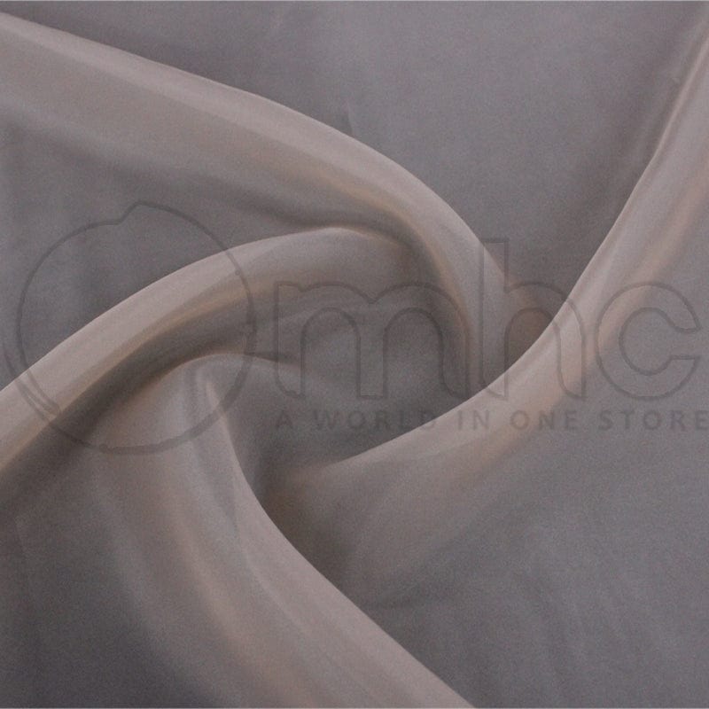 SATIN Dress Fabrics Cameo Rose Satin Organdy Fabric 145cm (7241169043545)