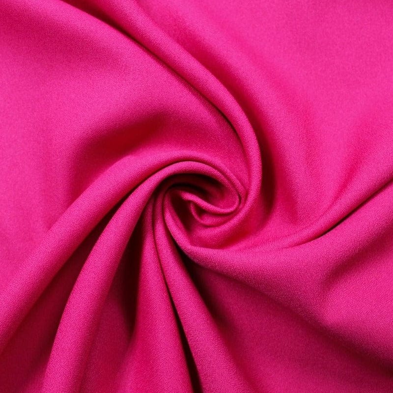 Satin Dress Fabrics Cerise 150 CM Stretch Duchess Fabric 150cm (4738513797209)