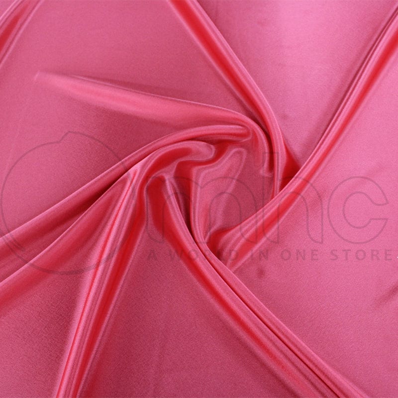 SATIN Dress Fabrics Coral Zara Satin Fabric 150cm (7221068922969)