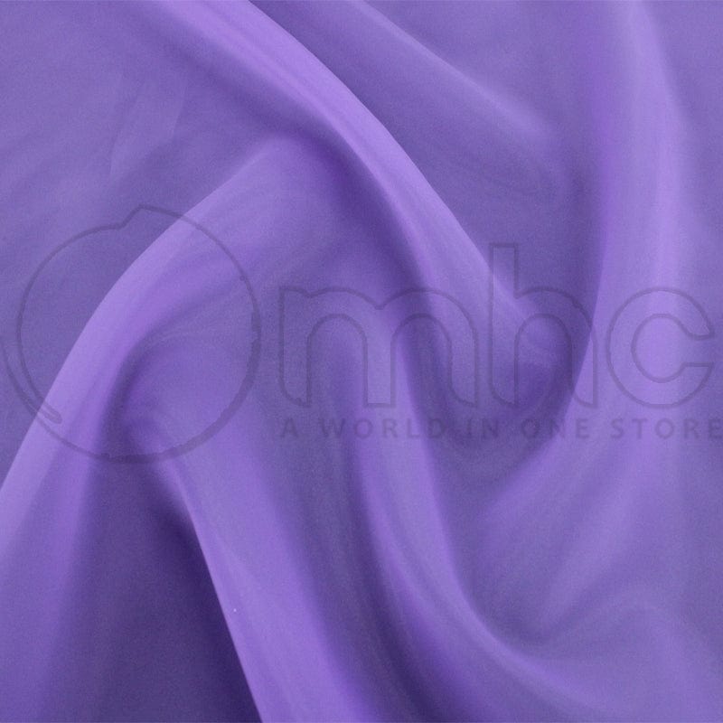 SATIN Dress Fabrics Lilac Satin Organdy Fabric 145cm (7241169043545)