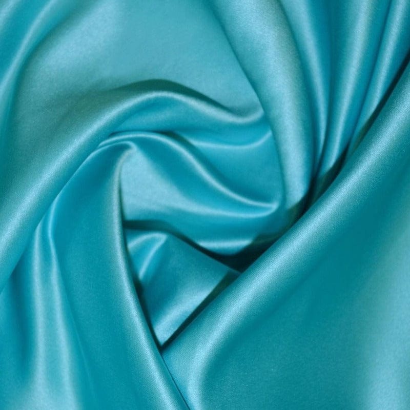 Satin Dress Fabrics Lucite Green 150 CM Stretch Duchess Fabric 150cm (4738513797209)