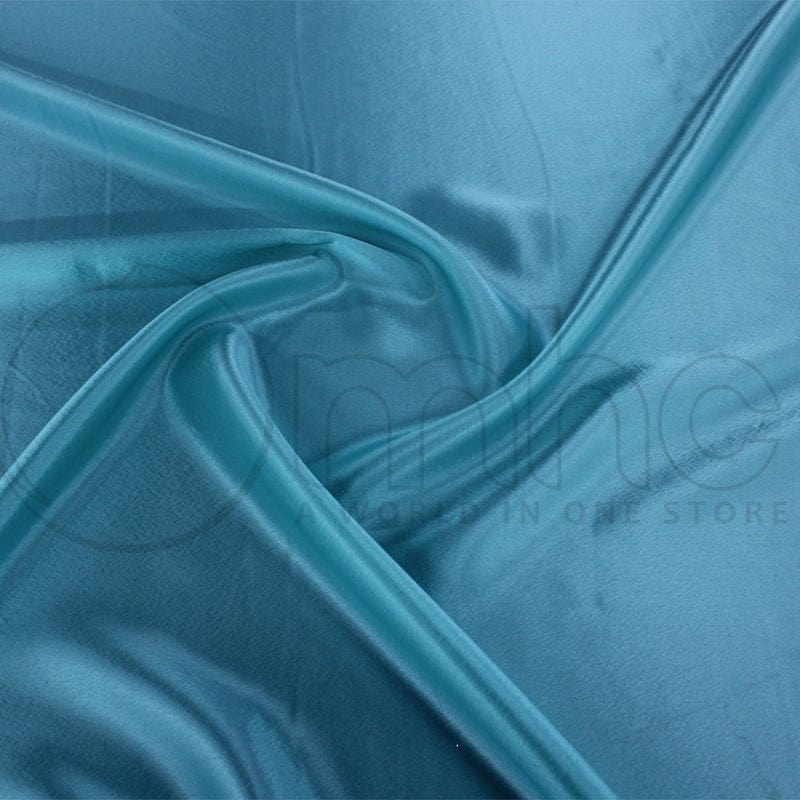 SATIN Dress Fabrics Lucite Green Zara Satin Fabric 150cm (7221068922969)