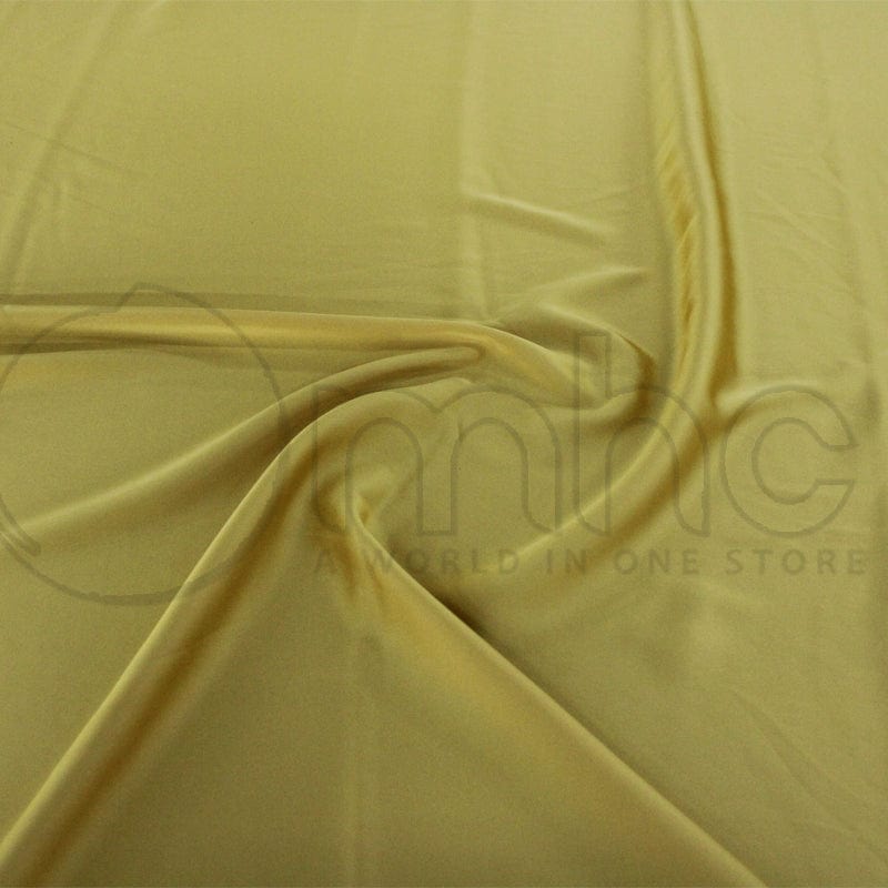 SATIN Dress Fabrics Mustard Armani Satin Fabric 150cm (7235410427993)