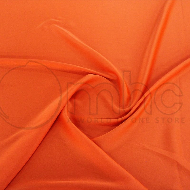 SATIN Dress Fabrics Orange Armani Satin Fabric 150cm (7235410427993)