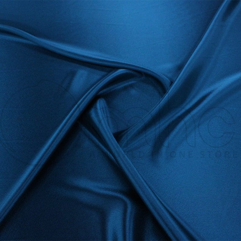 SATIN Dress Fabrics Petrol Zara Satin Fabric 150cm (7221068922969)