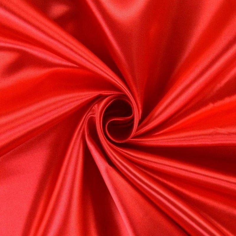 Satin Dress Fabrics Red 150 CM Stretch Duchess Fabric 150cm (4738513797209)