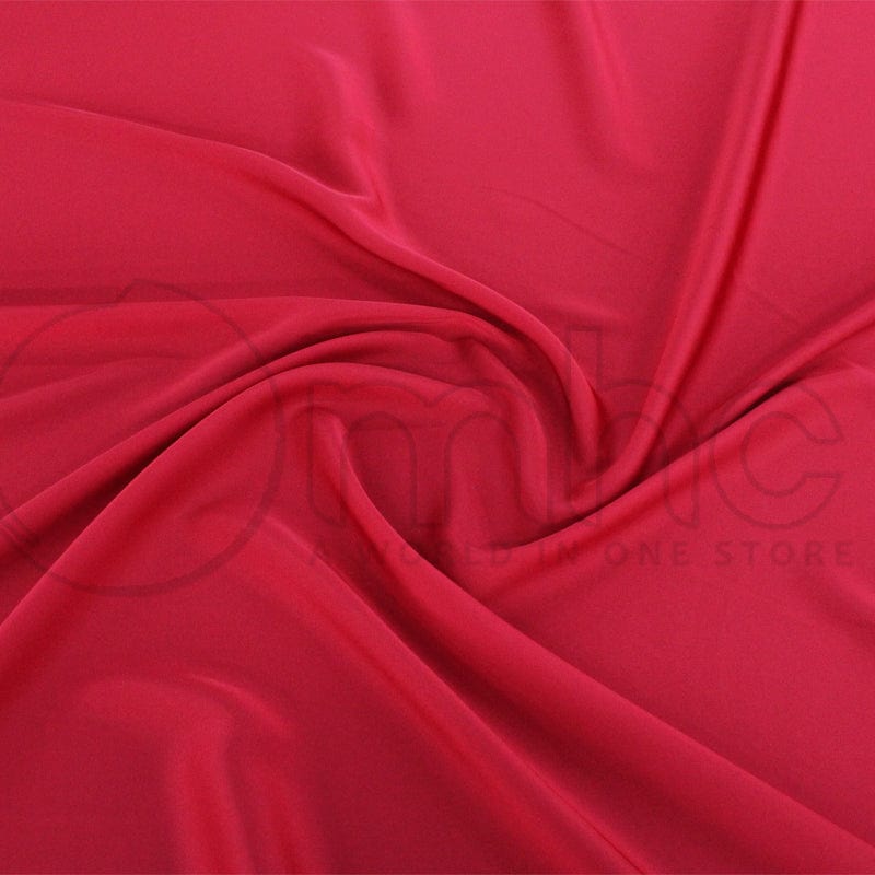 SATIN Dress Fabrics Red Armani Satin Fabric 150cm (7235410427993)