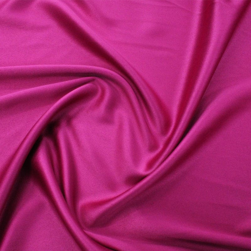 SATIN Fabric Cerise Milano Satin Fabric 150cm (7142629408857)