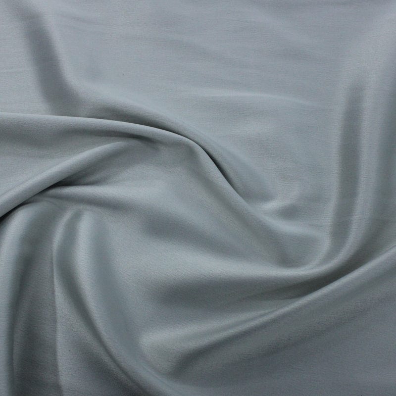 SATIN Fabric Silver Milano Satin Fabric 150cm (7142629408857)