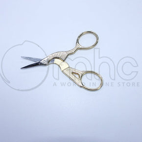 scissors Habby Truimph Stork Embroidery Scissor 89mm 3 1/2 (7247293186137)
