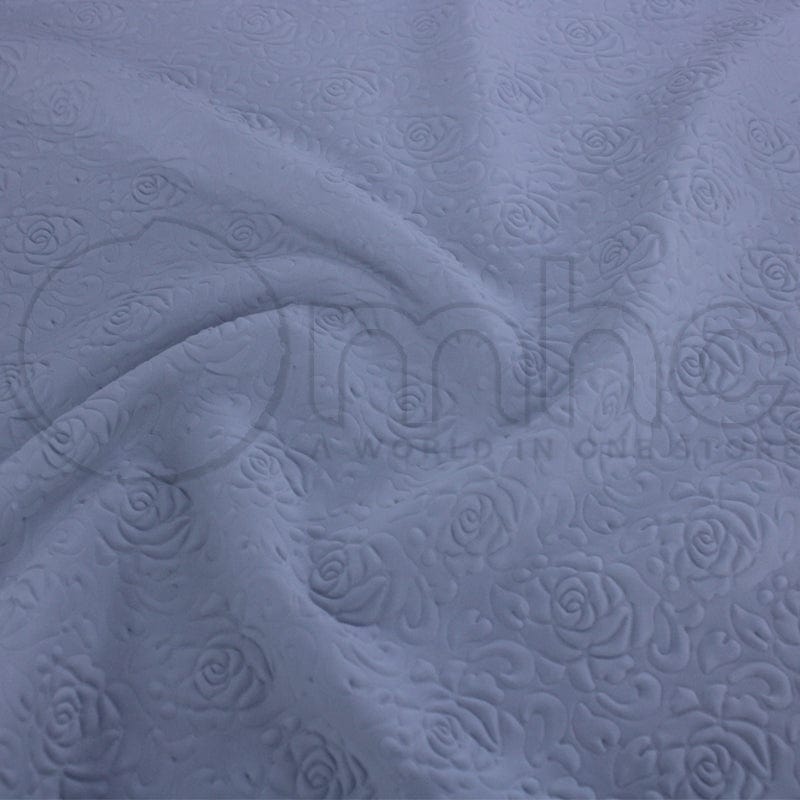 SCUBA dress fabric DSN 2 Embossed Scuba Fabric 150cm (7256346525785)