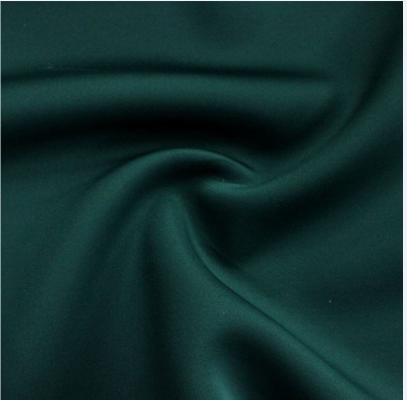 SCUBA Dress Fabrics Bottle Green Sandwich Scuba Fabric 150 cm (6549733867609)