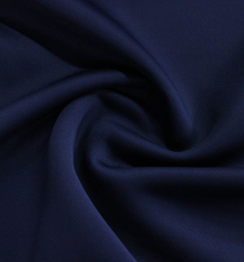 SCUBA Dress Fabrics Navy Sandwich Scuba Fabric 150 cm (6549733867609)