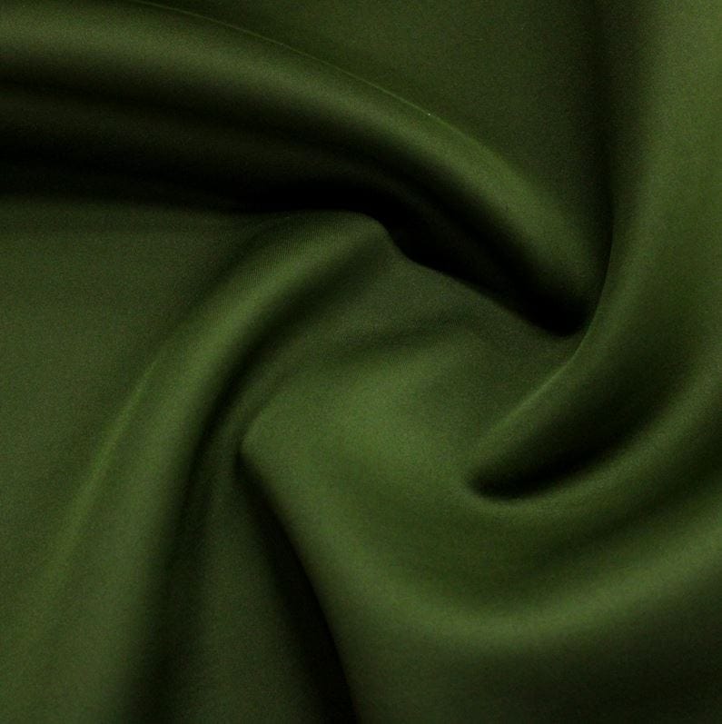 SCUBA Dress Fabrics Olive Sandwich Scuba Fabric 150 cm (6549733867609)