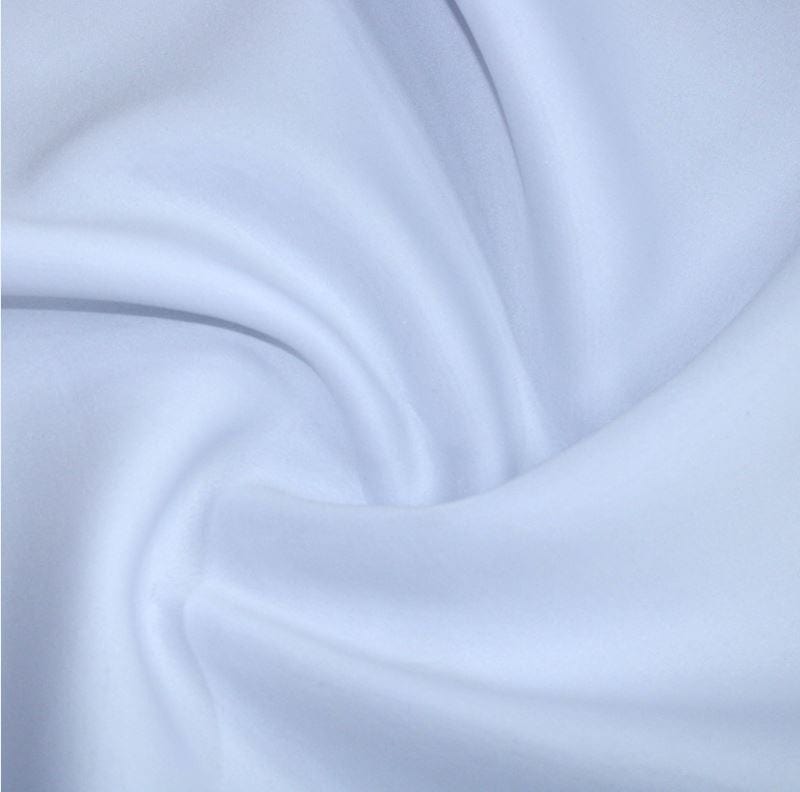 SCUBA Dress Fabrics White Sandwich Scuba Fabric 150 cm (6549733867609)