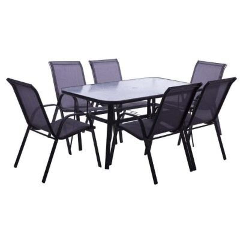 SEAGULL Outdoors Seagull Patio Set Steel 7-piece (6881050820697)