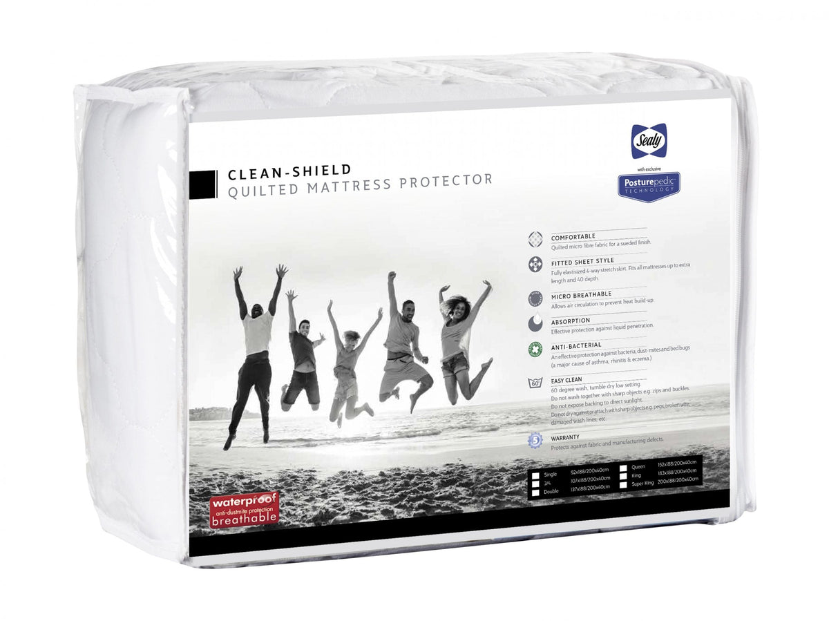sealy Mattress Protector Sealy Cleanshield Quilted Mattress Protector (4733313417305)