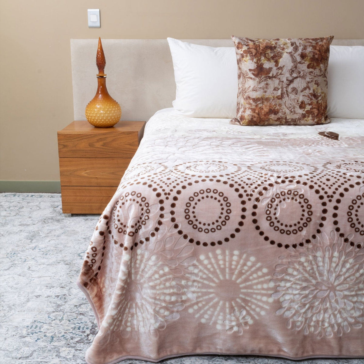 Sesli Bedroom & Bathroom Sesli Casablanket Mink Blanket 1 Ply Queen (2061844054105)