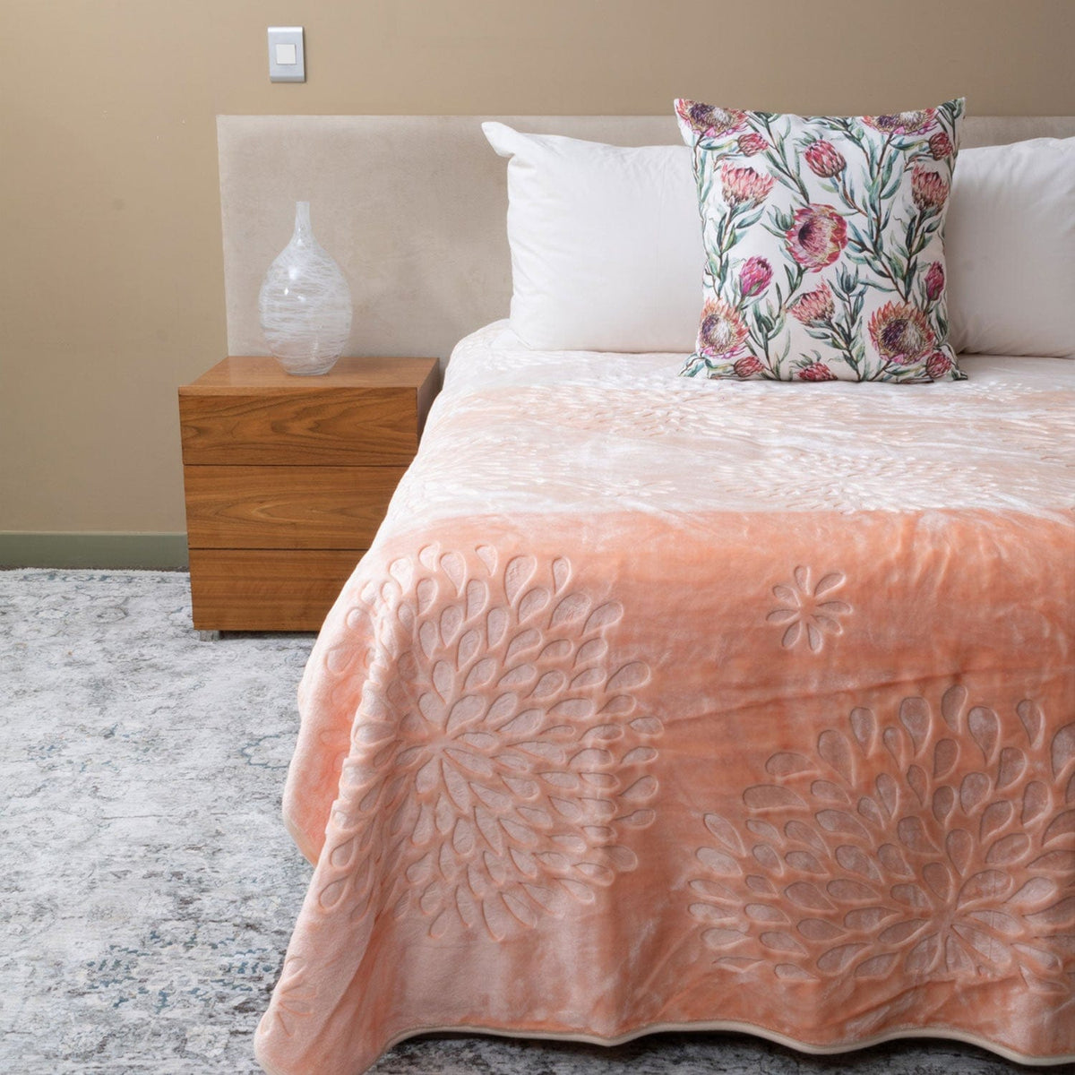 Sesli blanket Sesli Colorful Mink Blanket 1 Ply Queen (4598942433369)