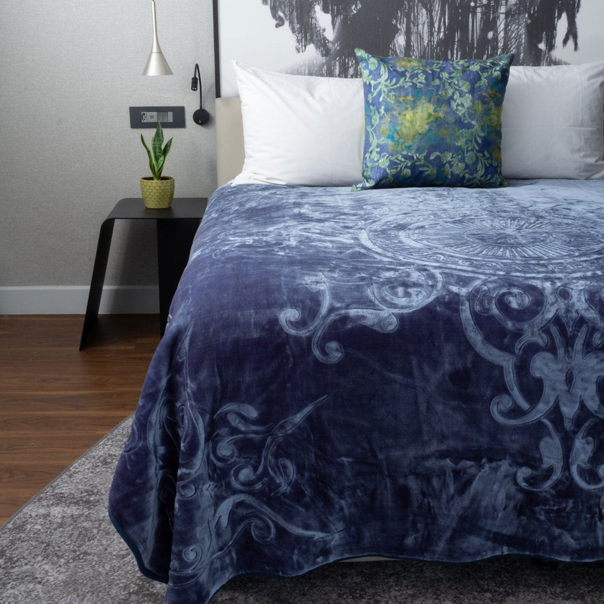 Sesli blanket Sesli Orchid Super Soft 1 Ply Blanket Mink King BK191 (7077766791257)