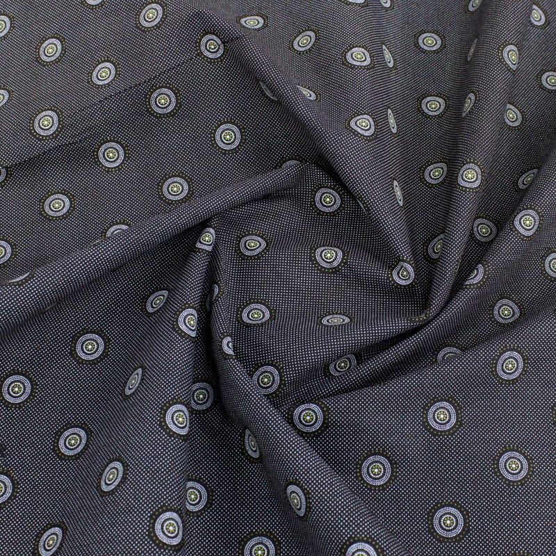 SHWE SHWE Dress Fabrics Brown Printed Shwe Shwe Fabric 150 cm (6637193887833)