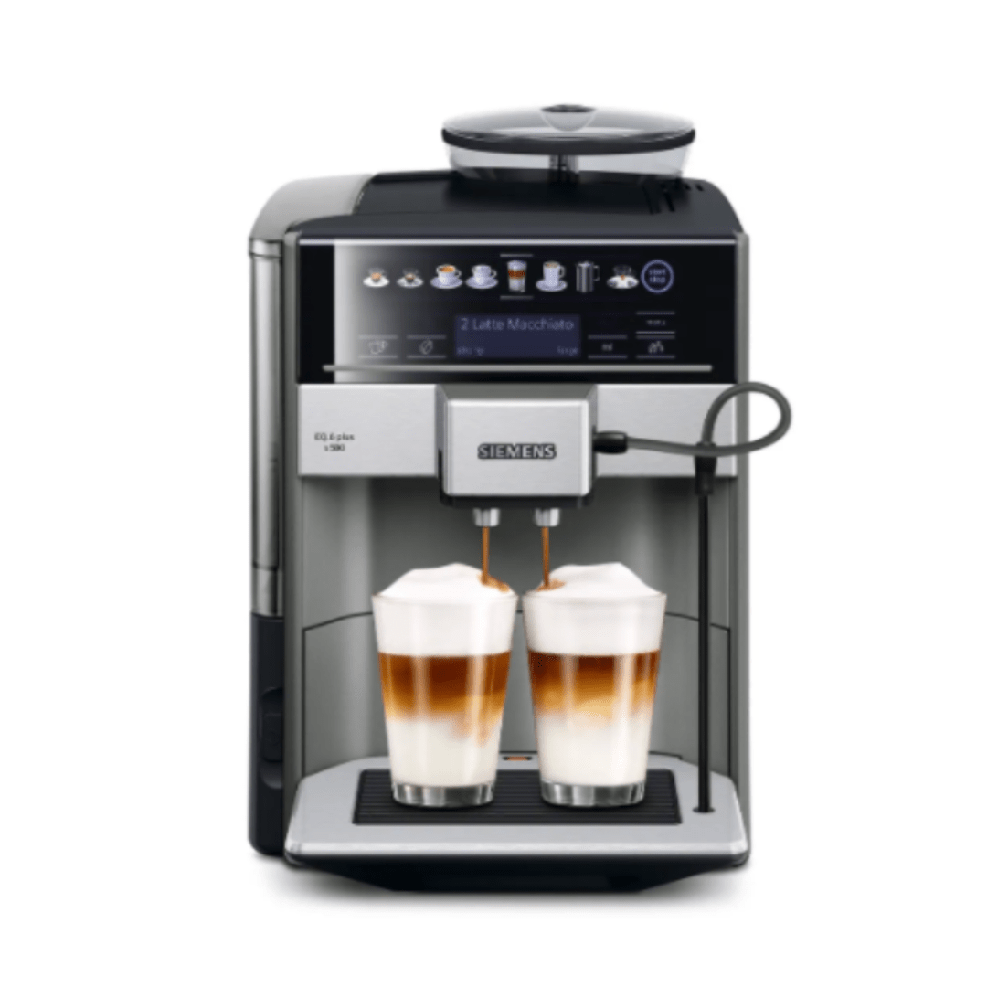 SIEMENS COFFEE MACHINE Siemens Fully Automatic Coffee Machine EQ.6 Plus S500 TE655203RW (7014073892953)
