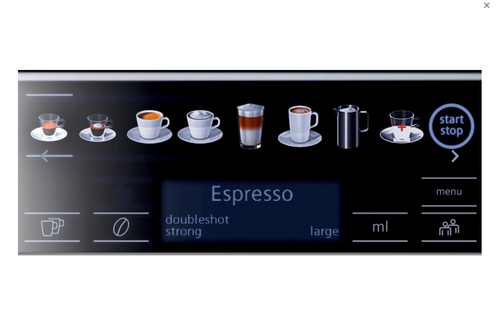 SIEMENS COFFEE MACHINE Siemens Fully Automatic Coffee Machine EQ.6 Plus S500 TE655203RW (7014073892953)