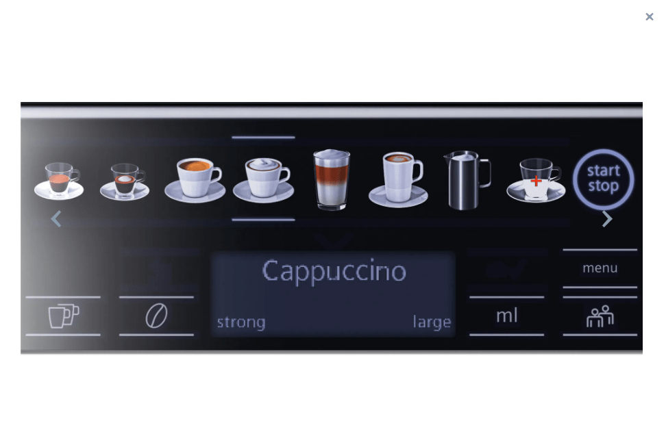 SIEMENS COFFEE MACHINE Siemens Fully Automatic Coffee Machine EQ.6 Plus S500 TE655203RW (7014073892953)