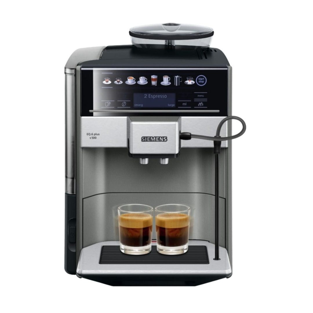 SIEMENS COFFEE MACHINE Siemens Fully Automatic Coffee Machine EQ.6 Plus S500 TE655203RW (7014073892953)