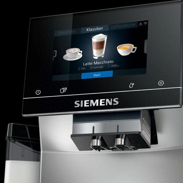 SIEMENS COFFEE MACHINE Siemens Fully Automatic Coffee Machine EQ.700 Integral Inox Silver Metallic TQ703R07 (7188408598617)
