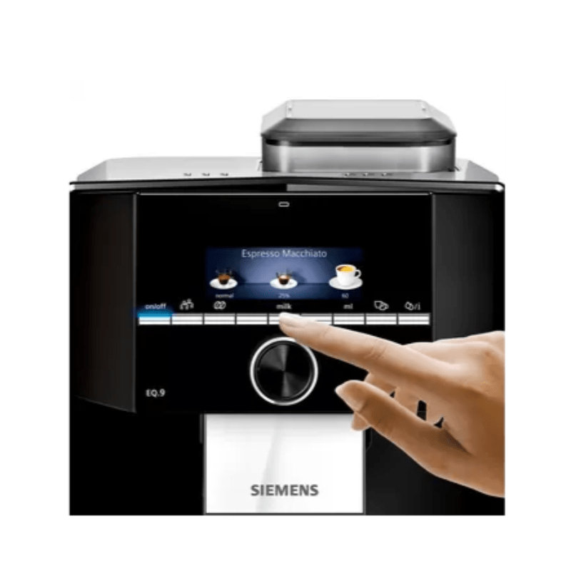 SIEMENS COFFEE MACHINE Siemens Fully Automatic Coffee Machine EQ.9 S300 Black (4707888824409)