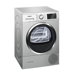 SIEMENS Siemens iQ500 9kg Silver Inox Heat Pump Tumble Dryer – WT7W466SZA (6958297940057)