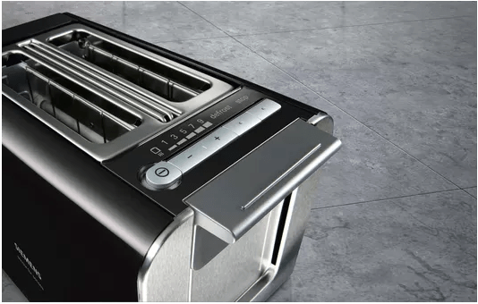 SIEMENS TOASTER Siemens Compact Toaster Sensor Black TT86103 (7000169545817)